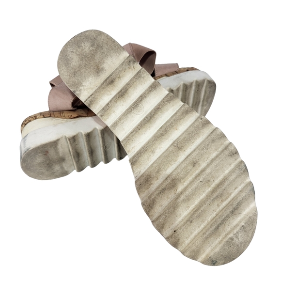 Sun + Stone Melanyy Wedge Sandals Rose Pink 6.5 - Picture 5 of 5